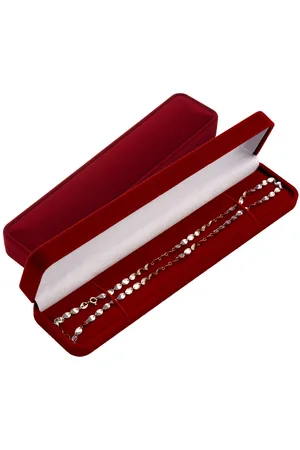 JK Box Elegantní dárková krabička na náramek nebo náhrdelník HB-9/A10