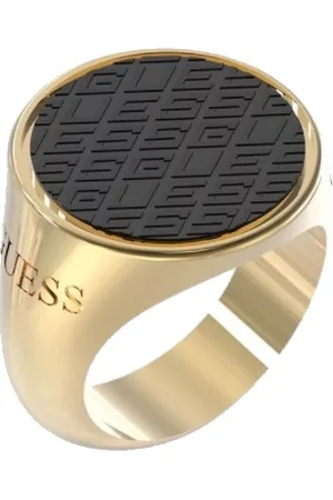 Guess Stylový pozlacený prsten King`s Road JUMR03222JWYGBK 60 mm
