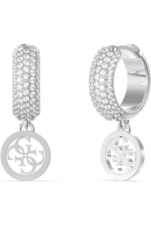 Guess Stylové kruhy Crazy Earrings JUBE03301JWRHT/U