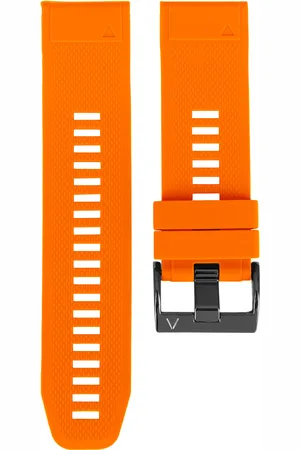 4wrist Silikonový řemínek pro Garmin Fenix 7X/Fenix 6X/Fenix 5X Plus/Fenix 3 - 26 mm - Orange