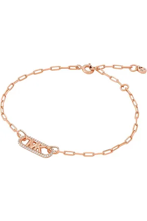 Michael Kors Slušivý bronzový náramek s kubickými zirkony MKC1656CZ791
