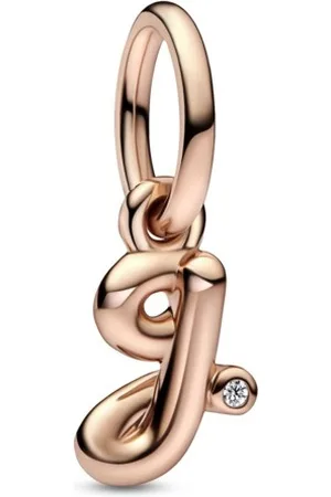 PANDORA Bronzový přívěsek písmeno G se zirkonem 782535C01