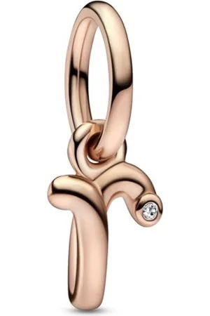 PANDORA Bronzový přívěsek písmeno R se zirkonem 782477C01