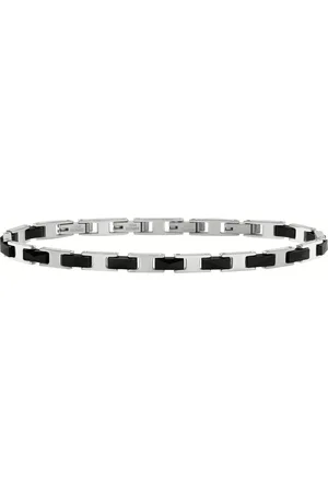 Breil Stylový náramek pro muže Ceramic Brick TJ3454