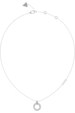 Guess Nádherný ocelový náhrdelník Circle Lights JUBN03159JWRHT/U