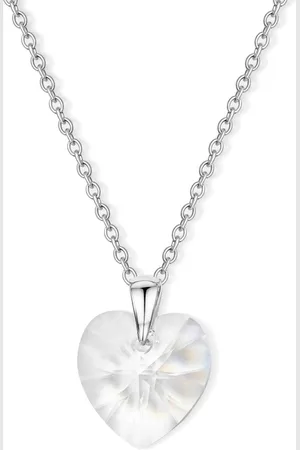 Crystalp Romantický náhrdelník se srdcem Lovely Heart 3048.CAB.R