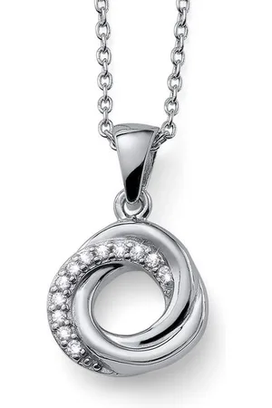 Crystalp Blyštivý náhrdelník s krystaly Trilogy 30541.S