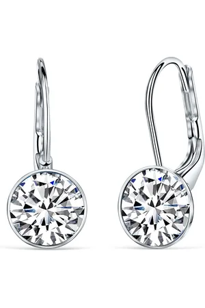 Crystalp Půvabné třpytivé náušnice Diana 4119.CRY.R