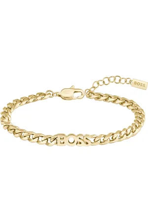 HUGO BOSS Stylový pozlacený náramek pro ženy Kassy 1580593