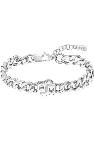 HUGO BOSS Stylový ocelový náramek Double B 1580621