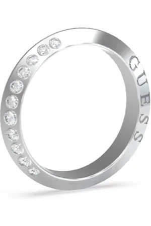 Guess Módní ocelový prsten se zirkony Perfect JUBR02188JWRH 52 mm