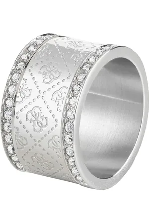 Guess Módní prsten s krystaly JUBR01168JWRH 50 mm