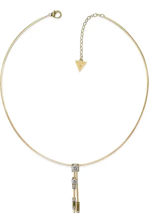 Guess Oslnivý pozlacený náhrdelník Sunburst JUBN01398JWYGT/U