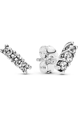 PANDORA Drobné náušnice s krystaly Timeless 290725CZ