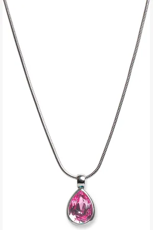 Oliver Weber Slušivý náhrdelník s růžovým krystalem Swarovski 11022 209