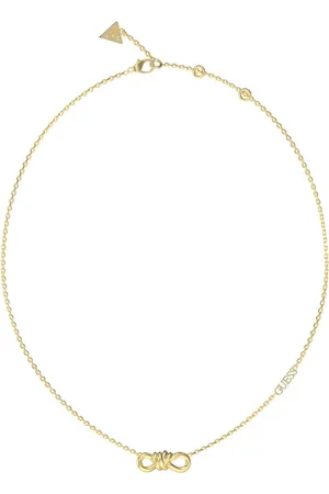 Guess Půvabný pozlacený náhrdelník Modern Love JUBN04010JWYGT/U