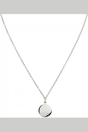 Boccia Titanium Půvabný titanový náhrdelník s briliantem 08065-02