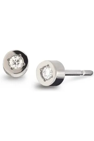 Boccia Titanium Titanové náušnice s brilianty 05083-03