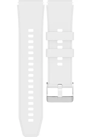 4wrist Silikonový řemínek se stříbrnou sponou 22 mm