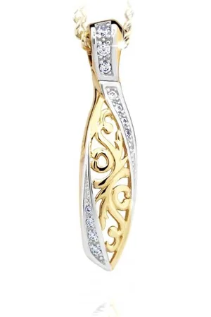 Cutie Jewellery Přívěsek ze žlutého zlata se zirkony Z6325-2148-40-10-X-1