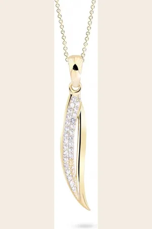 Cutie Jewellery Třpytivý přívěsek ze žlutého zlata se zirkony Z8047-40-10-X-1