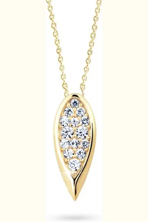 Cutie Jewellery Třpytivý přívěsek ze žlutého zlata Z3065-40-10-X-1
