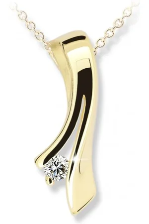 Cutie Jewellery Nadčasový přívěsek ze žlutého zlata se zirkonem Z6310-1796-40-10-X-1