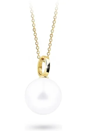 Cutie Jewellery Elegantní přívěsek ze žlutého zlata s pravou perlou Z3029-40-C4-X-1