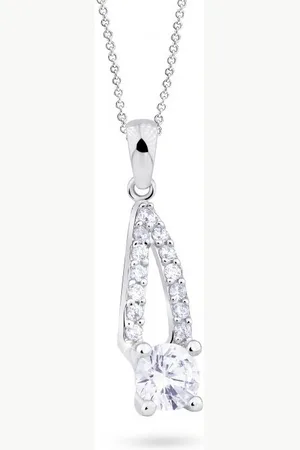 Cutie Jewellery Okouzlující přívěsek z bílého zlata se zirkony Z8051-40-10-X-2