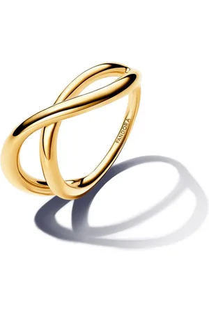 PANDORA Trendy pozlacený prsten Shine Essence 163318C00 52 mm