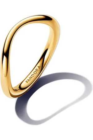 PANDORA Minimalistický pozlacený prsten Shine Essence 163314C00 52 mm
