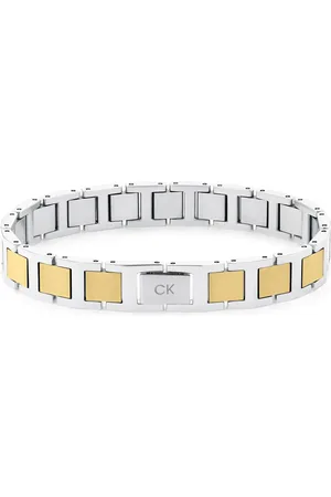 Calvin Klein Nadčasový bicolor náramek pro muže Link 35100009