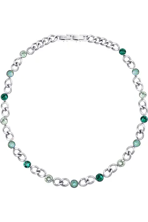 Crystalp Elegantní náhrdelník s krystaly Solara 12295.GRE.E