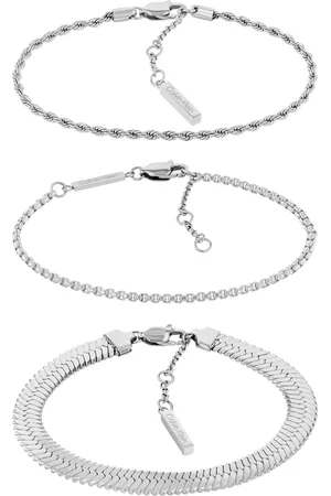 Calvin Klein Módní ocelová souprava náramků Accent 35000625