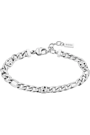 HUGO BOSS Stylový ocelový náramek Double B 1580634