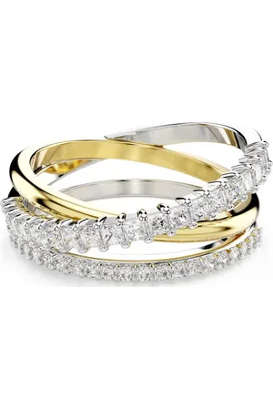 Swarovski Okouzlující bicolor prsten se zirkony Hyperbola 5689729 50 mm