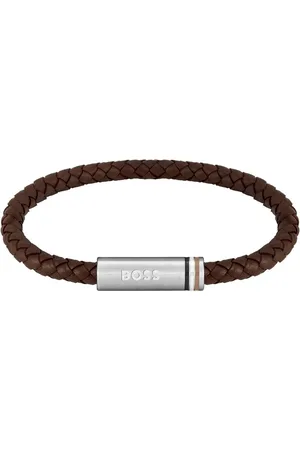 HUGO BOSS Stylový kožený náramek Ares Single 1580623