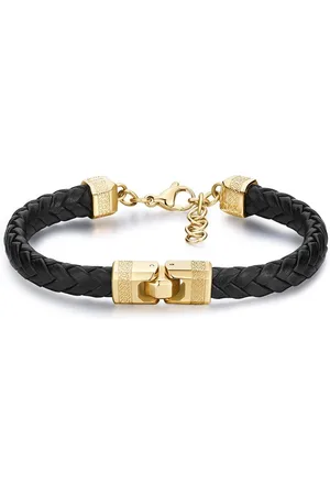 Brosway Fashion kožený náramek pro muže Knocker BKC23