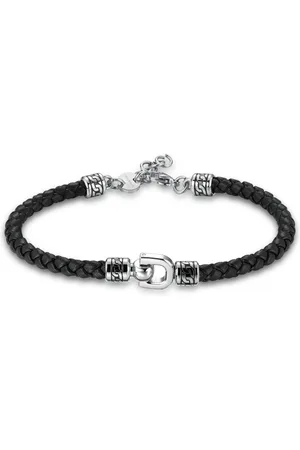 Brosway Stylový pánský kožený náramek Knocker BKC13