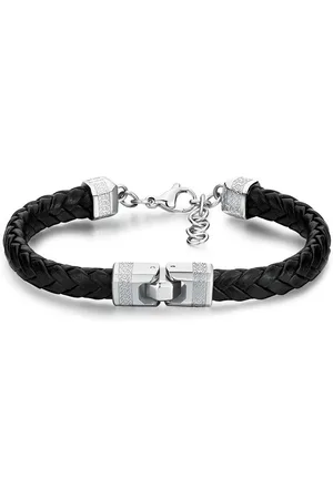 Brosway Fashion kožený náramek pro muže Knocker BKC22