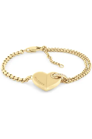 Tommy Hilfiger Půvabný pozlacený náramek se srdíčkem Bold Heart 2780929
