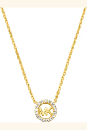 Michael Kors Módní pozlacený náhrdelník s kubickými zirkony MKC1726CZ710