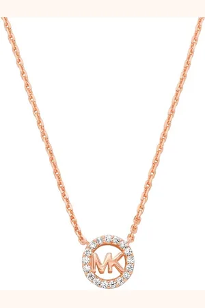 Michael Kors Módní bronzový náhrdelník s kubickými zirkony MKC1726CZ791