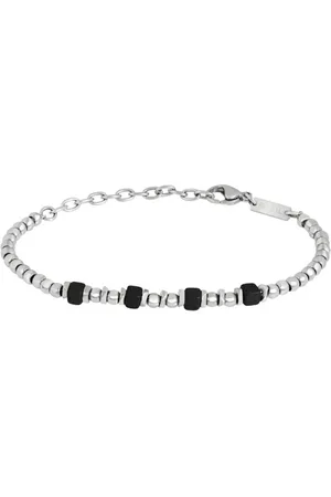 Breil Stylový pánský náramek z oceli a řecké keramiky Mixology TJ3430