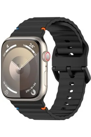 4wrist Řemínek ze silikonu pro Apple Watch 38/40/41 mm - Black