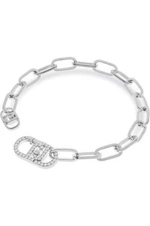 Liu Jo Výrazný ocelový náramek s krystaly Fashion LJ2618