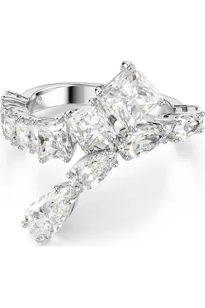 Swarovski Výjimečný prsten pro ženy se zirkony Matrix 5705763 50 mm