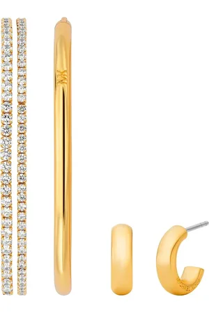 Michael Kors Luxusní pozlacená souprava šperků MKJ8451CZSET (2x náramek, náušnice)