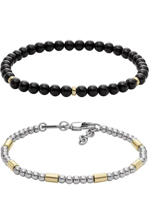 Fossil Stylový set pánských korálkový náramků JGFTSET1105