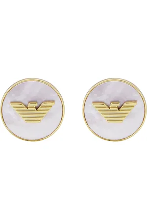 Emporio Armani Půvabné náušnice s perletí Eagle Logo EGS3141710